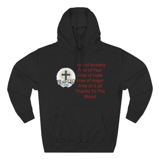 Saved by Grace Hoodie - Ephesians 2:8-9 Christian Faith Pullover