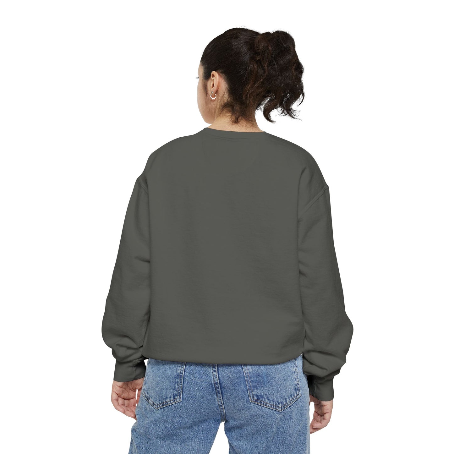 Sunflower Heart Crewneck Sweatshirt - Floral Love Graphic