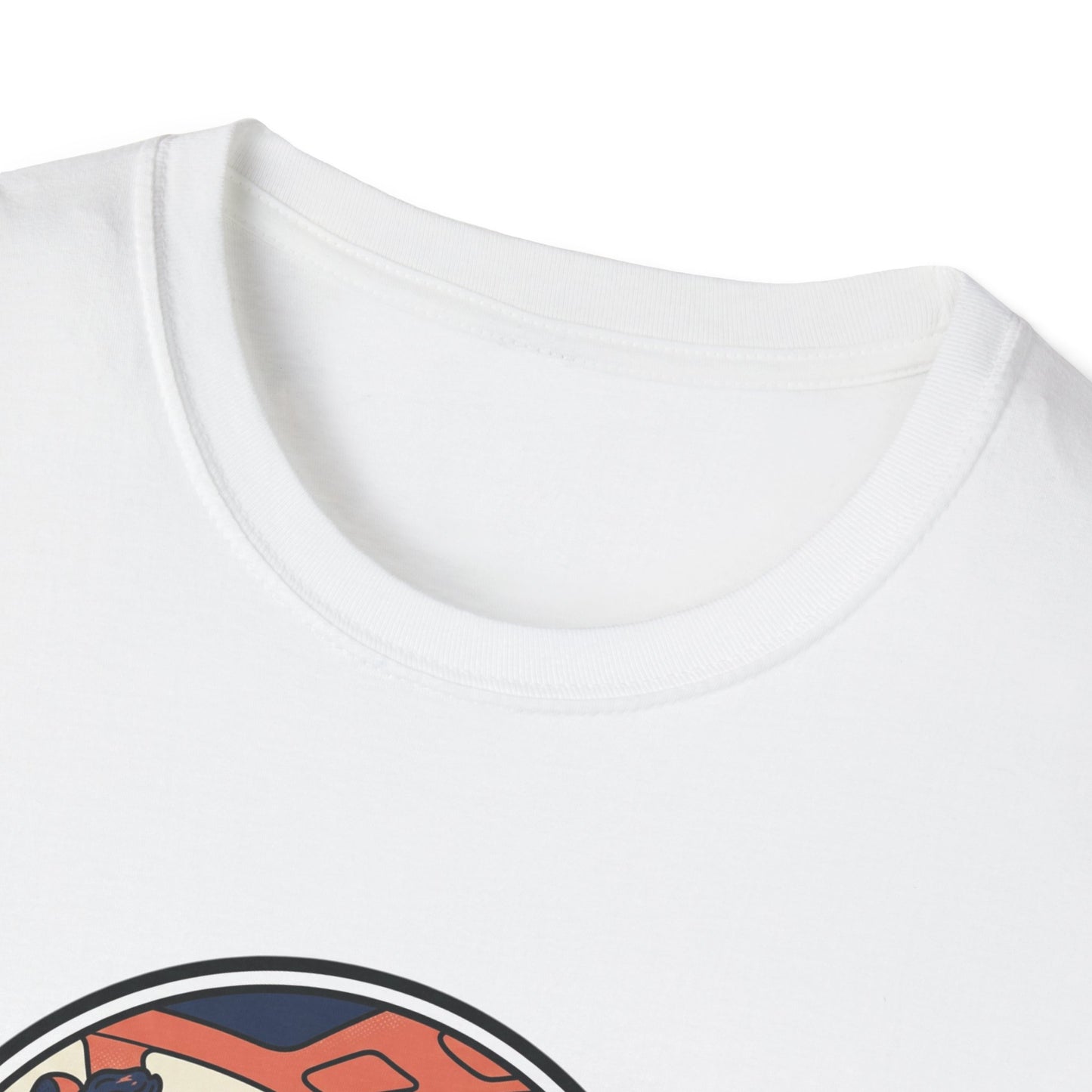 Hands-Free Driving T-Shirt — "Lay Back and Enjoy the Top" Retro Car Graphic