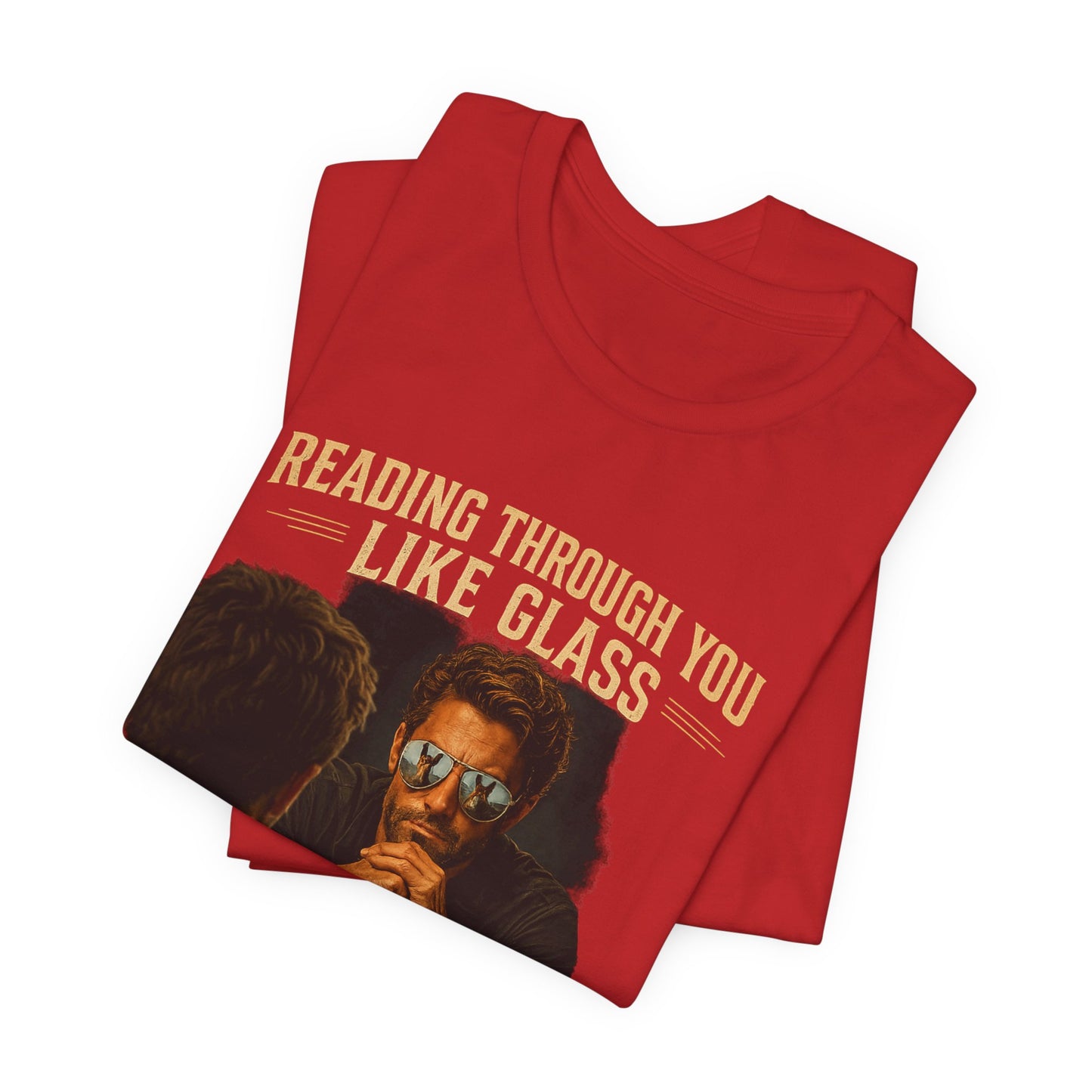 Reading Through You Like Glass Poker T-Shirt