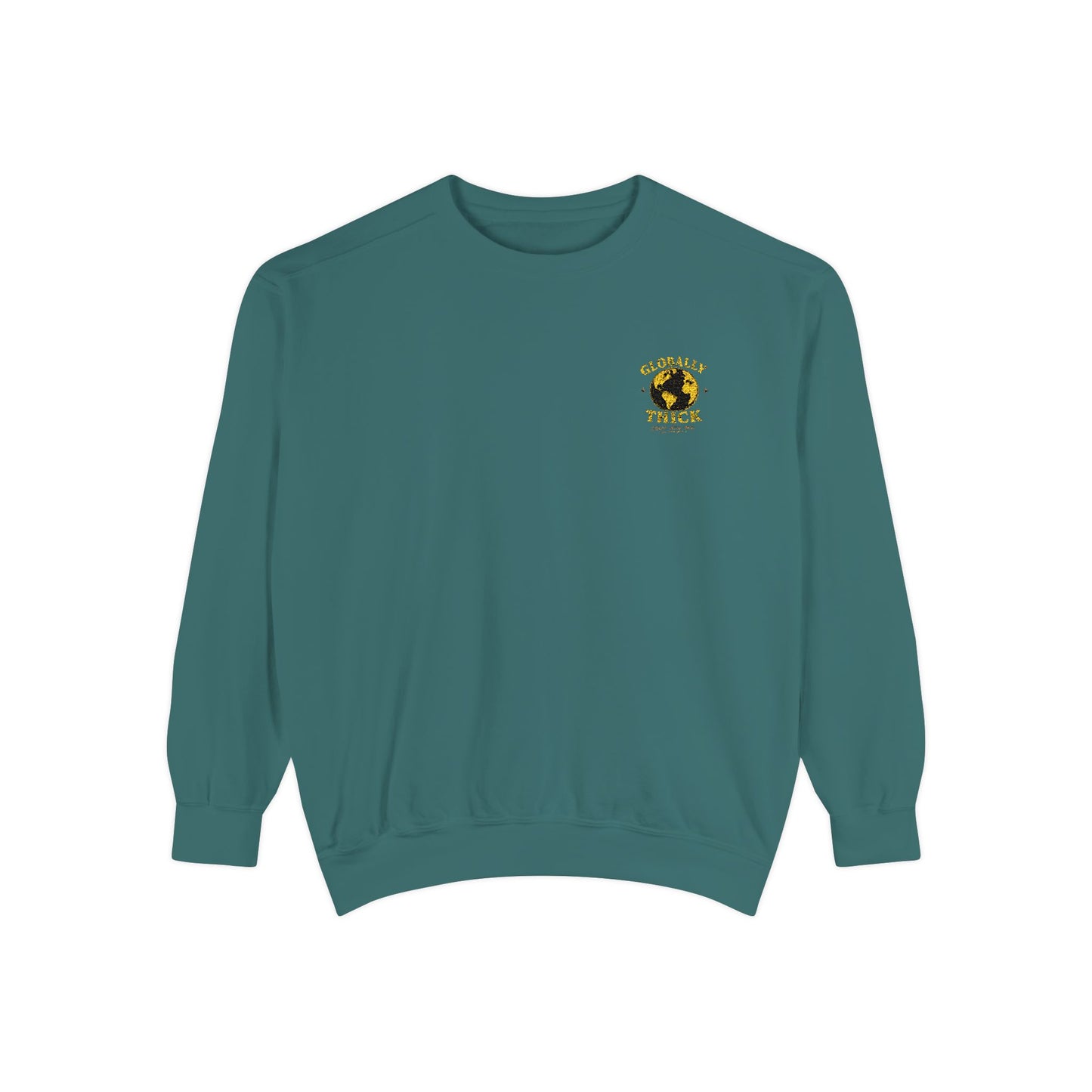 Sunflower Heart Crewneck Sweatshirt - Floral Love Graphic