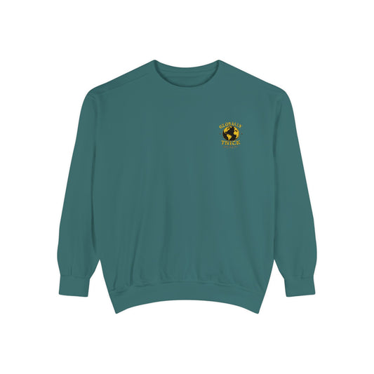 Sunflower Heart Crewneck Sweatshirt - Floral Love Graphic