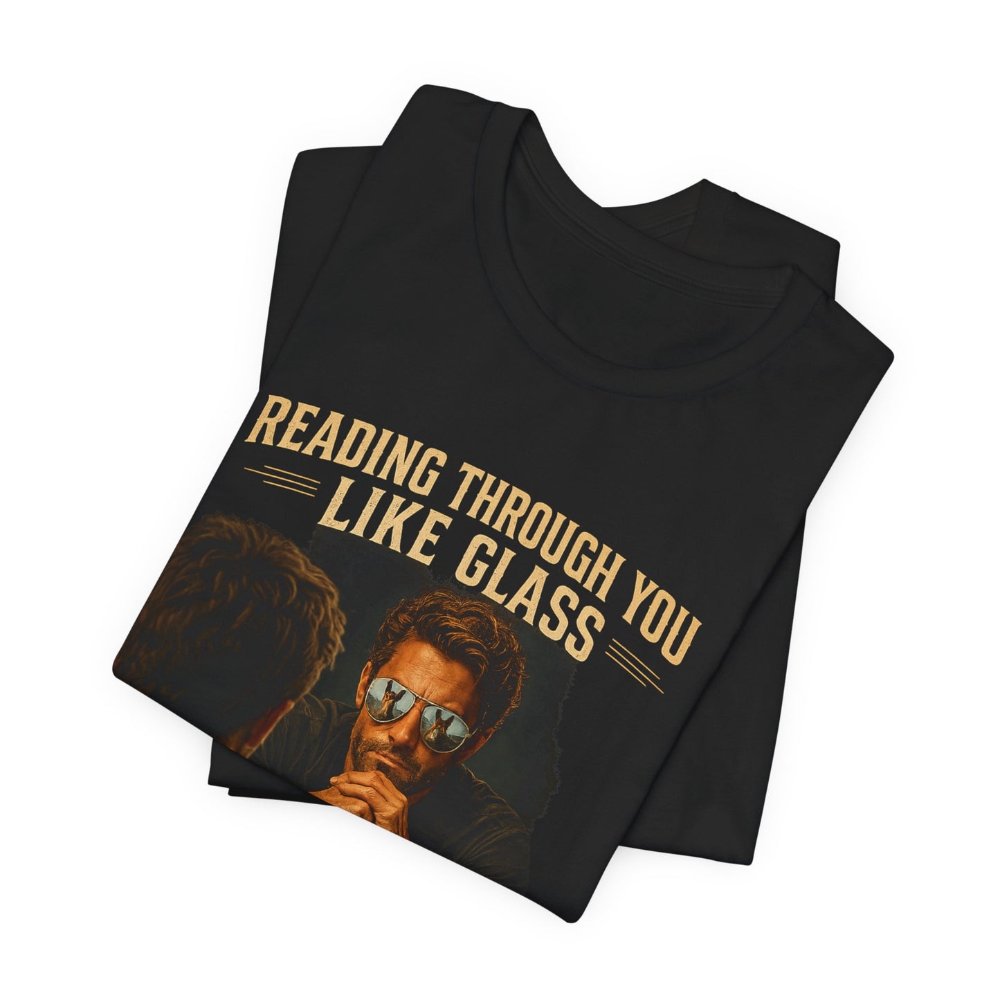 Reading Through You Like Glass Poker T-Shirt