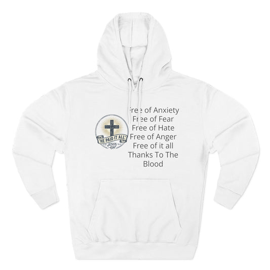 Saved by Grace Hoodie - Ephesians 2:8-9 Christian Faith Pullover
