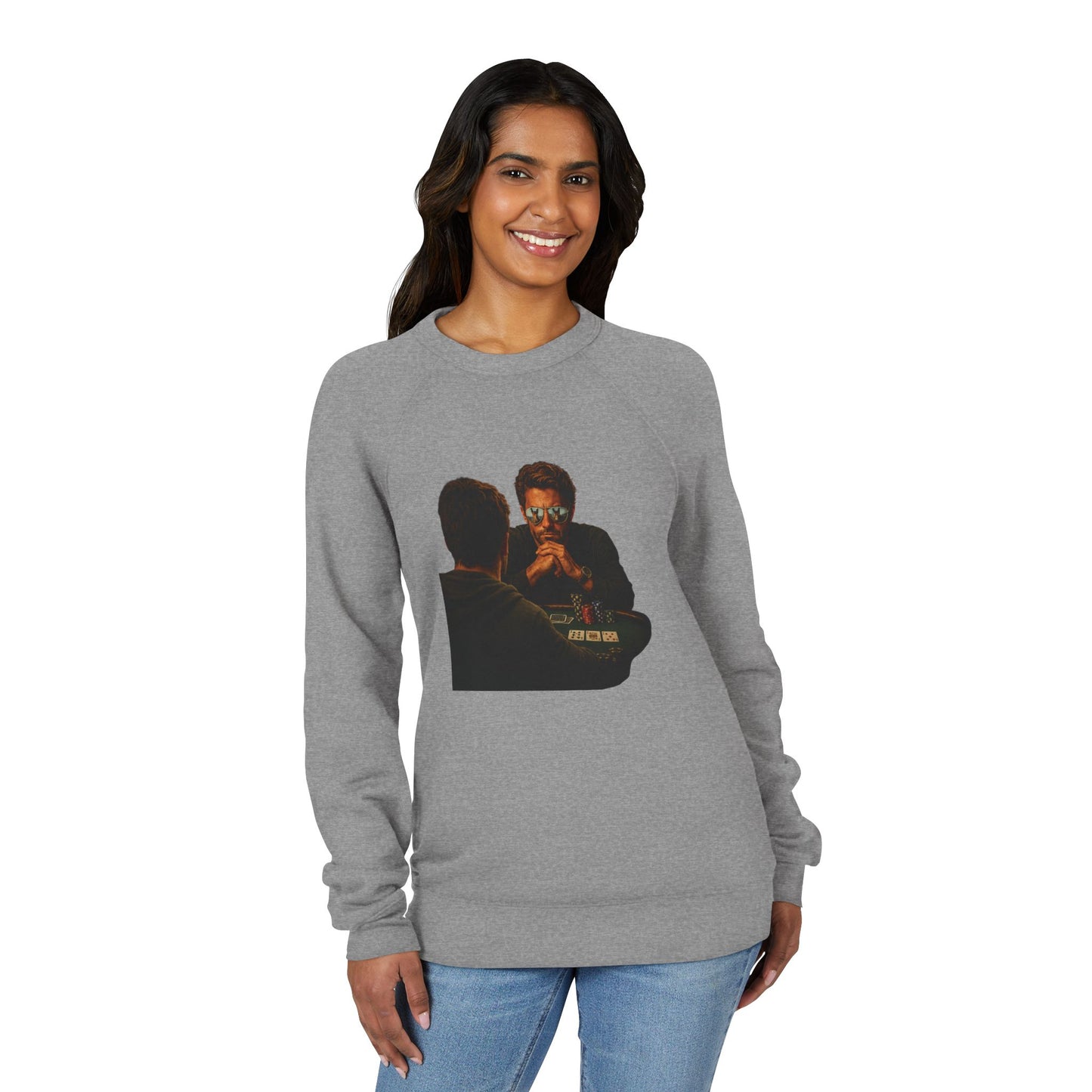 Unisex Sponge Fleece Raglan Sweatshirt