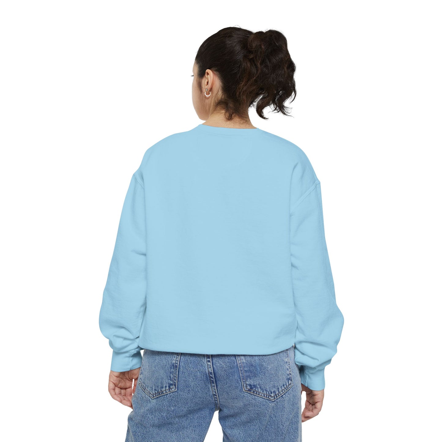Sunflower Heart Crewneck Sweatshirt - Floral Love Graphic
