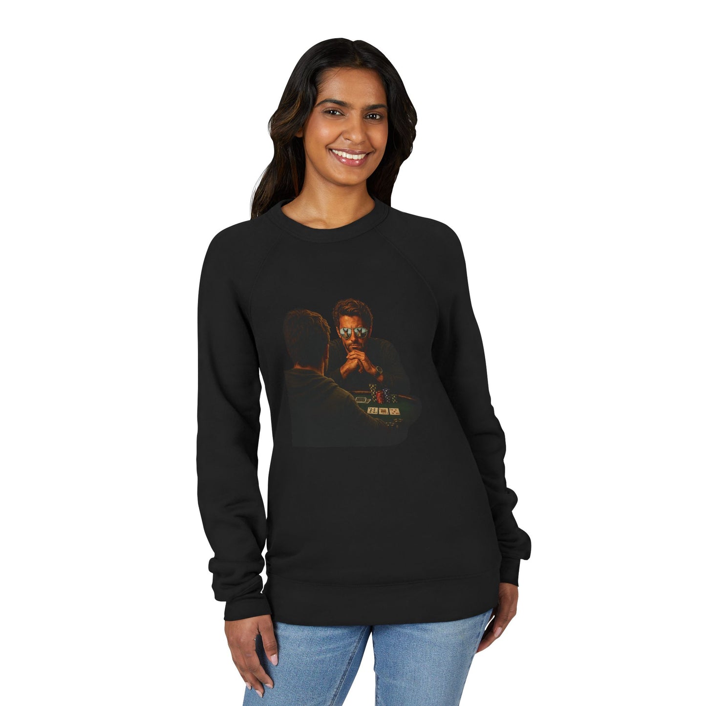 Unisex Sponge Fleece Raglan Sweatshirt