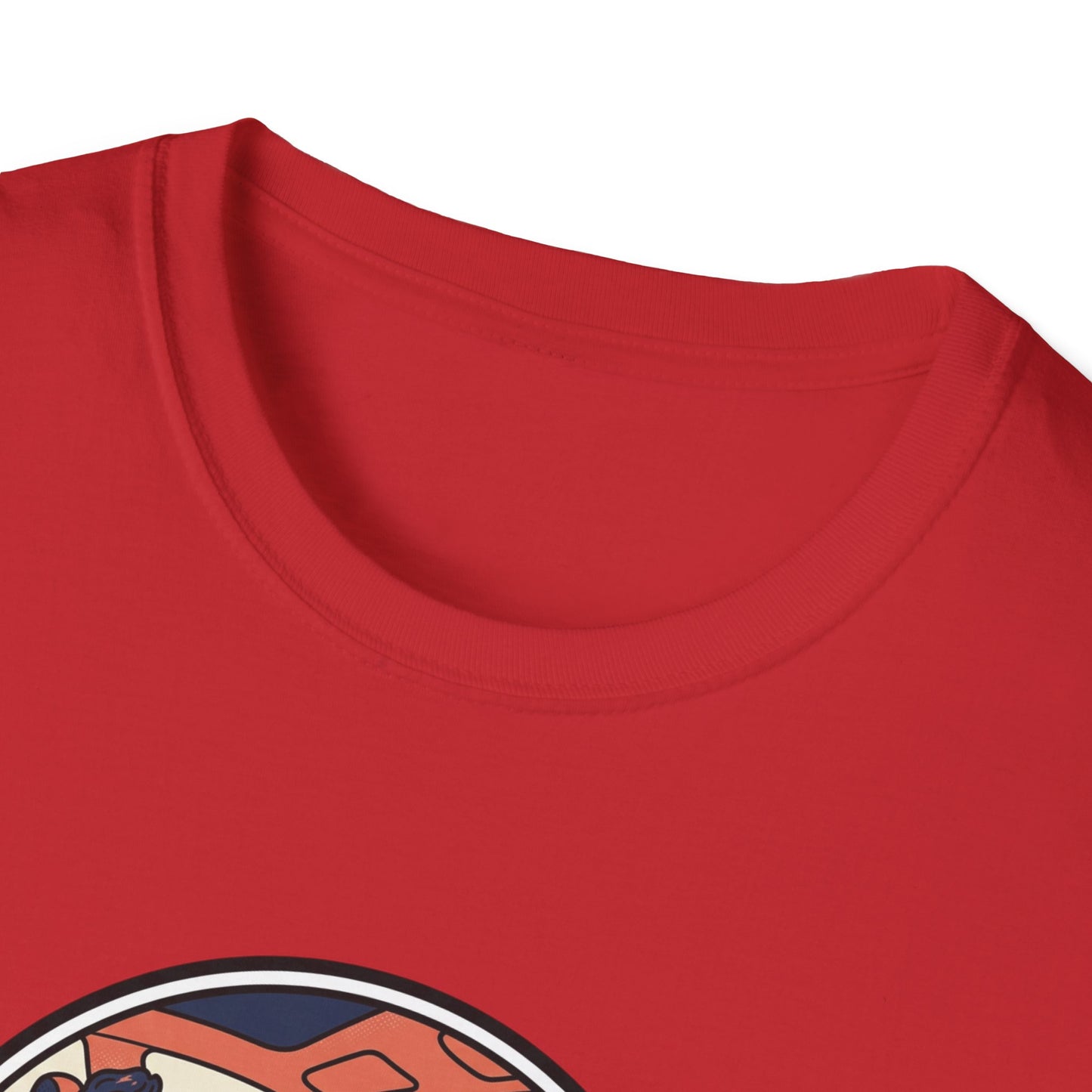 Hands-Free Driving T-Shirt — "Lay Back and Enjoy the Top" Retro Car Graphic